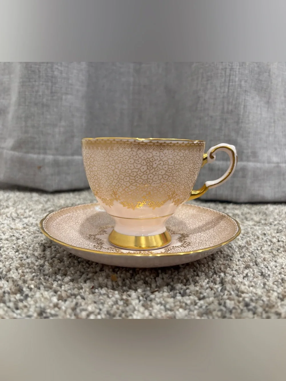 Vintage Tuscan Fine English Bone China Made in England Teacup & Saucer Set